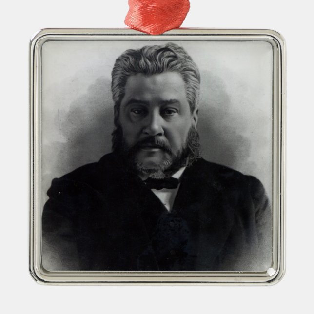 Reverend Charles Haddon Spurgeon Metal Tree Decoration (Front)