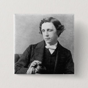 Reverend Charles L. Dodgson 1863 15 Cm Square Badge