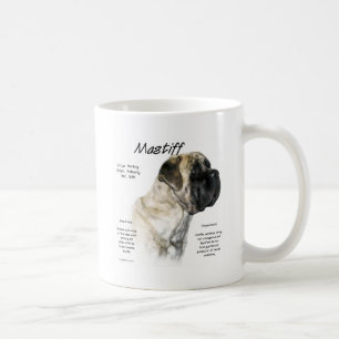 Reverse Brindle Mastiff History  Coffee Mug