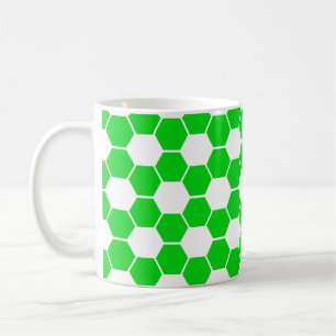 Reverse Football / Soccer Ball Texture Coffee Mug