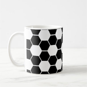 Reverse Football / Soccer Ball Texture Coffee Mug
