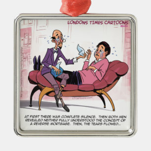 Reverse Mortgage Therapy Funny Metal Tree Decoration