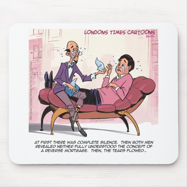 Reverse Mortgage Therapy Funny Mouse Pad (Front)