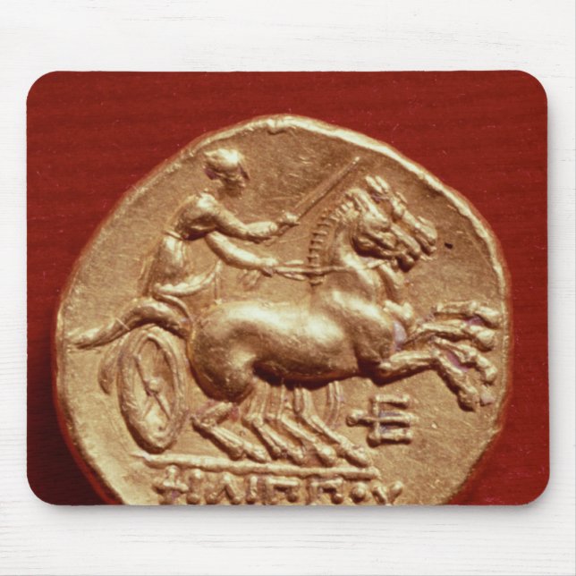 Reverse of a stater of Philip II  of Macedonia Mouse Pad (Front)