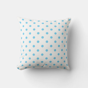 Reverse Pattern Blue and White Pillow