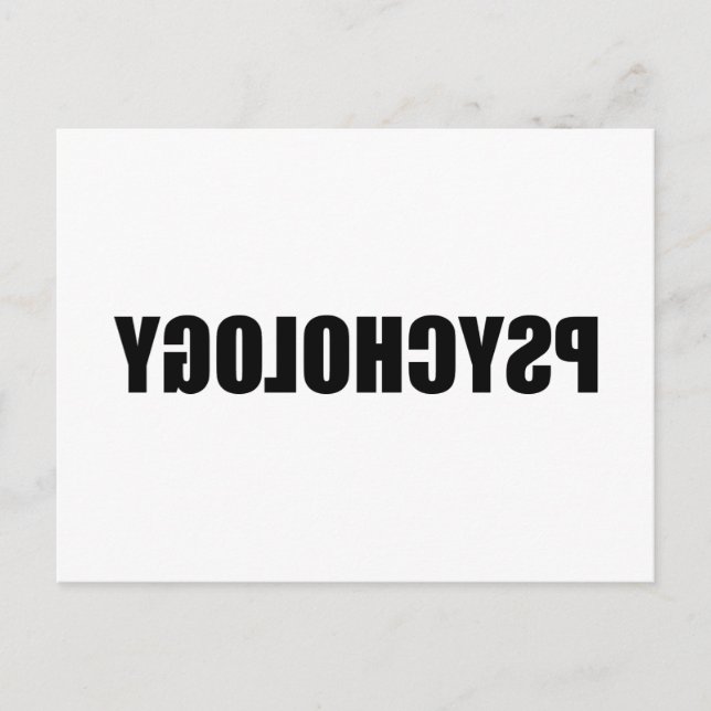 Reverse Psychology Postcard (Front)