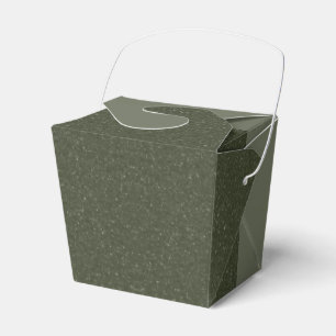 Reverse Split Moss Green Favour Box – Customisable