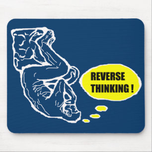 Reverse thinking mouse pad