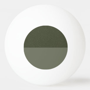 Reversed Horizontal Moss Green Ping Pong Ball