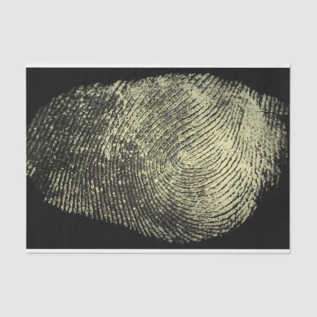 Reversed Loop Fingerprint Tissue Paper (Front)