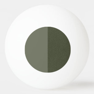 Reversed Split Moss Green Ping Pong Ball - Custom