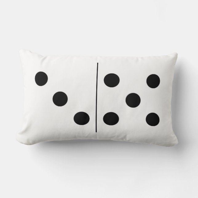 Reversible 3|5 Domino Pillow (Front)
