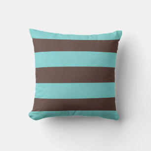 Reversible Dots & Stripes: Throw Pillow (Any Size)