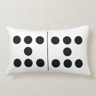 Reversible Double 7 Domino Pillow