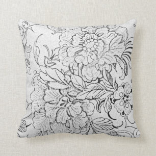Reversible Floral Cushion