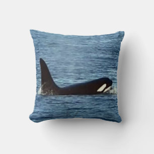 Reversible Killer Whale "Aquarius" Orca Cushion