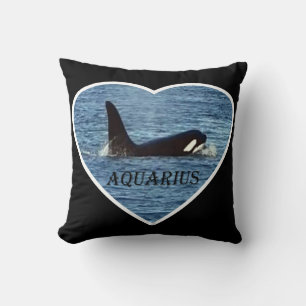 Reversible Killer Whale "Aquarius" Orca Cushion