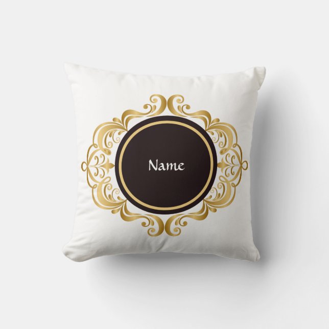 Reversible Name and Initial Pillow (Front)