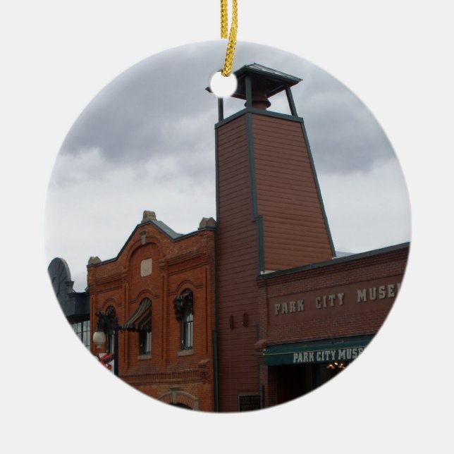 Reversible Park City Souvenir Ornament (Front)