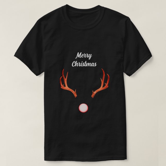 Reversible Reindeer T-Shirt (Design Front)