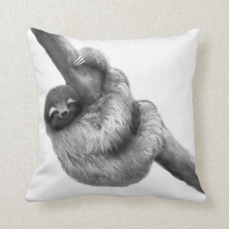 Reversible Skunk and Sloth Pillow