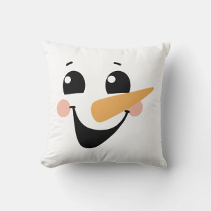 Reversible Snowman Face Cushion