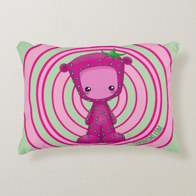 Reversible StrawberriMimi/AppleMimi Decorative Cushion (Front)