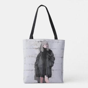 Reversible Totback   Sushi Musume GenerativeAI Tote Bag