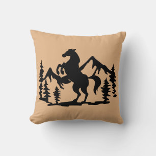 Reversible Wild Horse  Cushion