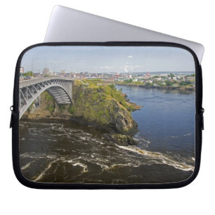 Reversing falls on the St. John River at St. Laptop Sleeve
