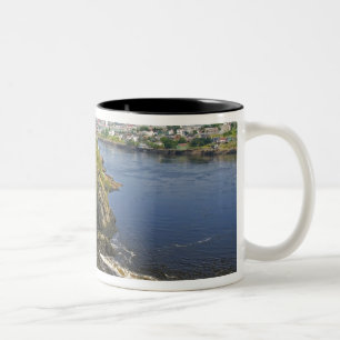 Reversing falls on the St. John River at St. Two-Tone Coffee Mug