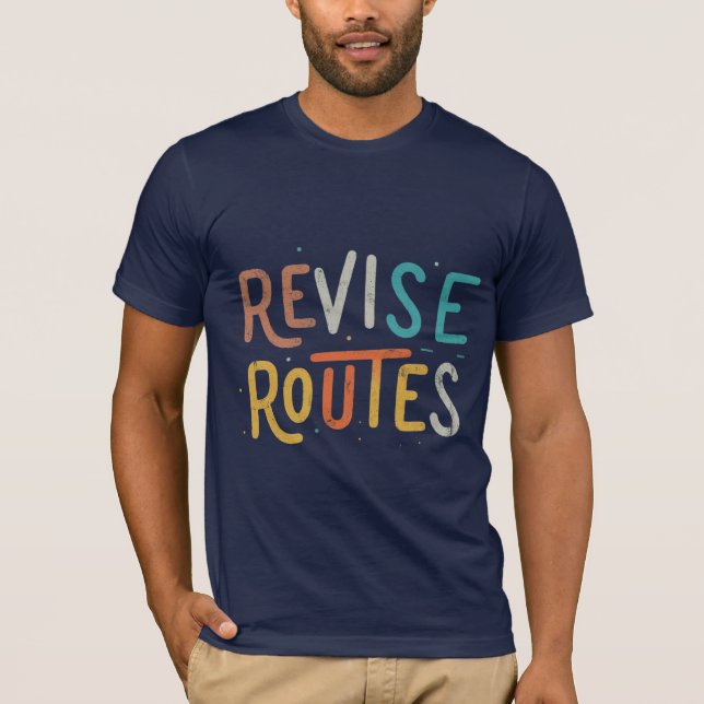 Revise Routes T-Shirt (Front)