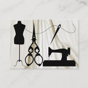 Revised Sewing 1A / Fashion / Seamstress Business Card
