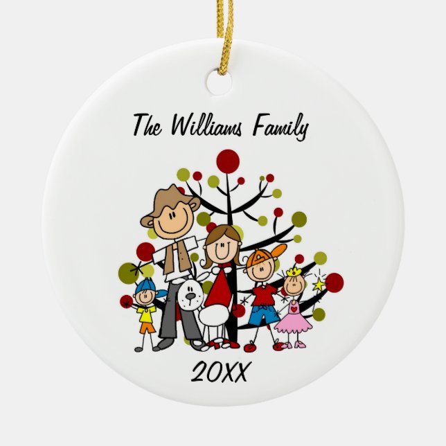 Revised The Blackard's Christmas 2013 Ornament (Front)