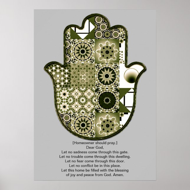 Revisited Khamsa Hand Poster Design 2 Owner (Front)