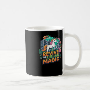 Revive The Urban Magic Unicorn Sticker Coffee Mug
