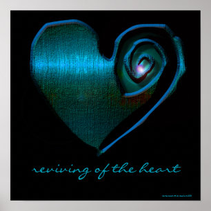 reviving of the heart original digital artwork poster