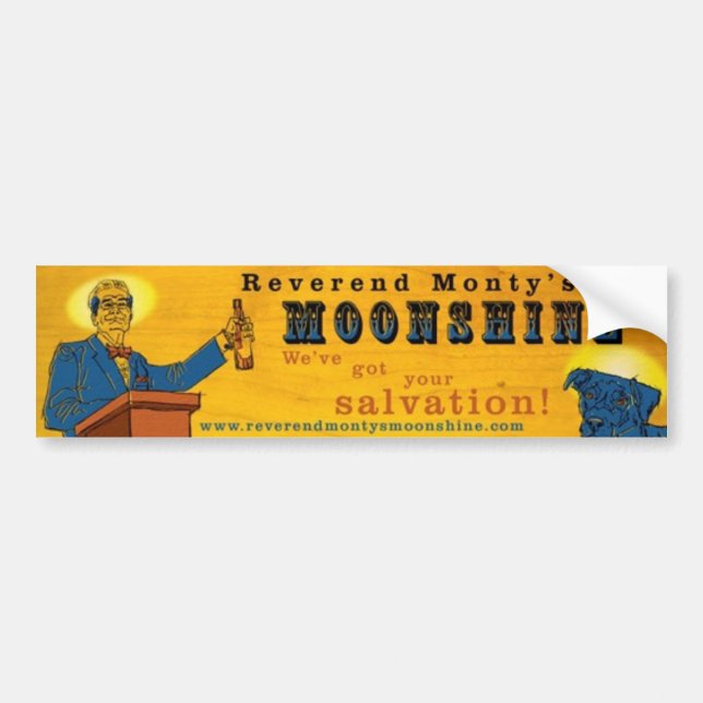 RevMontyBannerMTsmallwood Bumper Sticker (Front)