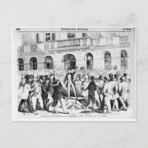 Revolt in Vienna Postcard