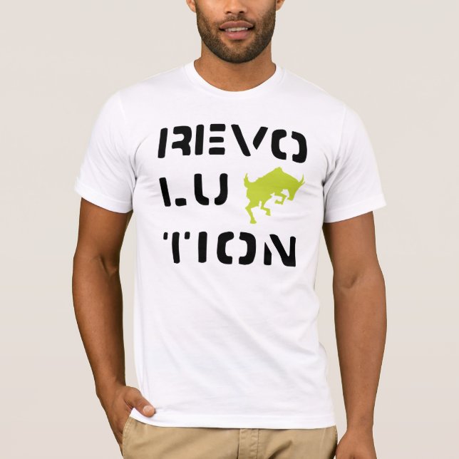 REVOLT White T-Shirt (Front)