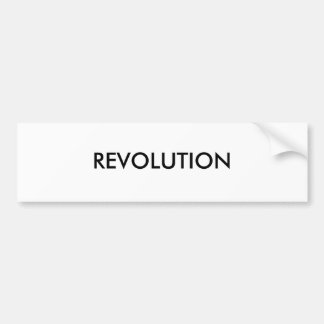 REVOLUTION BUMPER STICKER