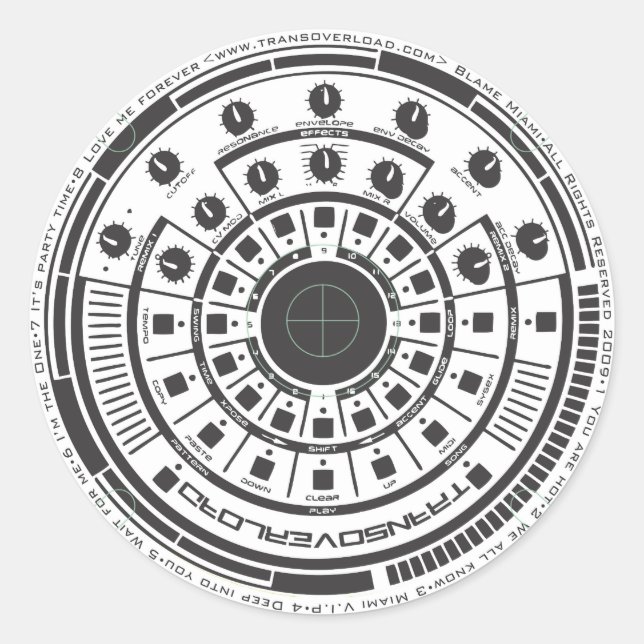 Revolution Classic Round Sticker (Front)