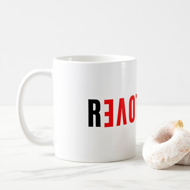 Revolution for love coffee mug (With Donut)