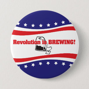 Revolution Is Brewing 7.5 Cm Round Badge