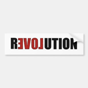 Revolution (Love) Bumper Sticker