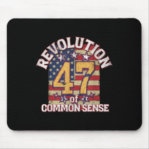 Revolution Of Common Sense Trump 47 President Mouse Pad