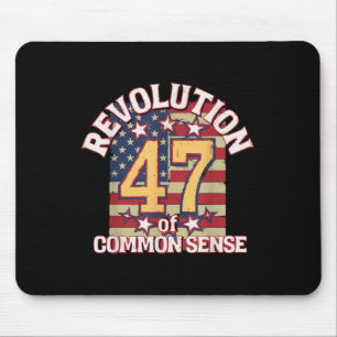 Revolution Of Common Sense Trump 47 President Mouse Pad