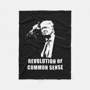 Revolution Of Common Sense – Trump Inauguration 20 Fleece Blanket