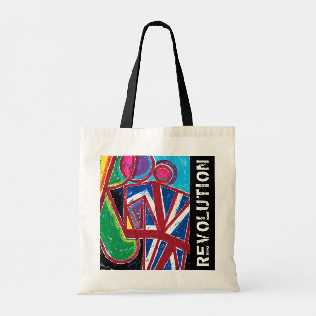 REVOLUTION Tote Bag by Darin Jones (Back)
