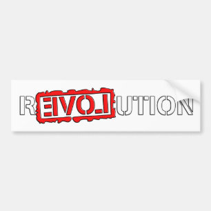 Revolution with love! bumper sticker